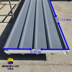 Panel Sándwich EPS <span class=keywords><strong>para</strong></span> <span class=keywords><strong>Techos</strong></span> Metálicos, Aislado, Compuesto, Resistente al Fuego, Resistente al Agua, Ecológico, <span class=keywords><strong>para</strong></span> Cámaras Frigoríficas, <span class=keywords><strong>Techos</strong></span> <span class=keywords><strong>de</strong></span> Hoteles - Product Image 3