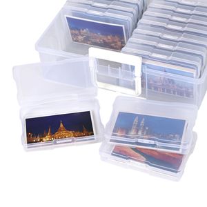 Photo Plastic <b>Storage</b> Box With Flip Lid 16 Compartment PP Transparent Card Holder For Photo Organization - Product Image 3