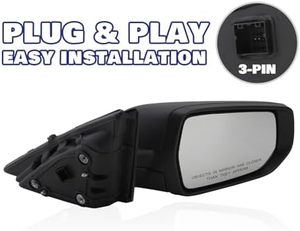 2016-2022 Chevy Malibu L LS bên hành khách Hướng dẫn sử dụng gấp không làm nóng tín hiệu ánh sáng Điều kiện Mới xem gương Mô hình tương thích - Product Image 5