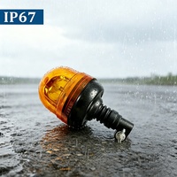 Ampoule tournante de lumière de balise d'halogène de 12V 24V avec la base flexible pour des accessoires de lumière de voiture de machines agricoles