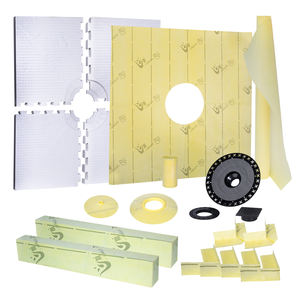 Precio de fábrica 48x48 en EPS Bandeja de ducha Similar <span class=keywords><strong>Schluter</strong></span> Kerdi Shower Pan Kit <span class=keywords><strong>Systems</strong></span> <span class=keywords><strong>Schluter</strong></span> Shower Pan Base Membrana Esquinas - Product Image 1