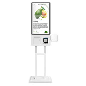 Soporte de Pared para Terminal POS Usingwin de 21.5 Pulgadas con Pantalla Táctil Capacitiva de 10 Puntos, SDK, para Pedidos de Comida en <span class=keywords><strong>Autoservicio</strong></span> en KFC y <span class=keywords><strong>McDonald</strong></span>'s - Product Image 1