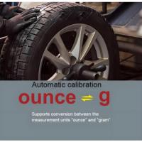 LAUNCH KWB-402 Équilibreuse de roues de voiture portable avec plage de jantes de 10 à 30 pouces et vitesse de 150 à 220 tr/min, compatibilité multi-pneus