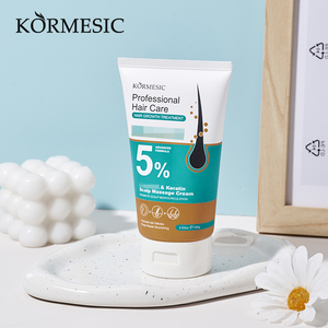 KORMESIC Crème de massage capillaire à la kératine 100g, marque privée OEM, produits de croissance des cheveux, réparation organique des dommages, traitement anti-chute de cheveux - Product Image 3