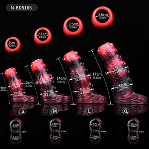 Funda para Pene de Fábrica, Funda para Agrandar el Pene, Funda Extensora de Pene con Anillo para el Pene, Extensor de Pene Monstruoso, Juguete Sexual Masculino para Adultos - Product Image 2
