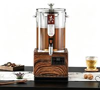 Distributeur de jus multifonctionnel commercial 10L/20L/30L, machine à thé intelligente améliorée avec filtre en acier inoxydable, prise UK, pour comptoir