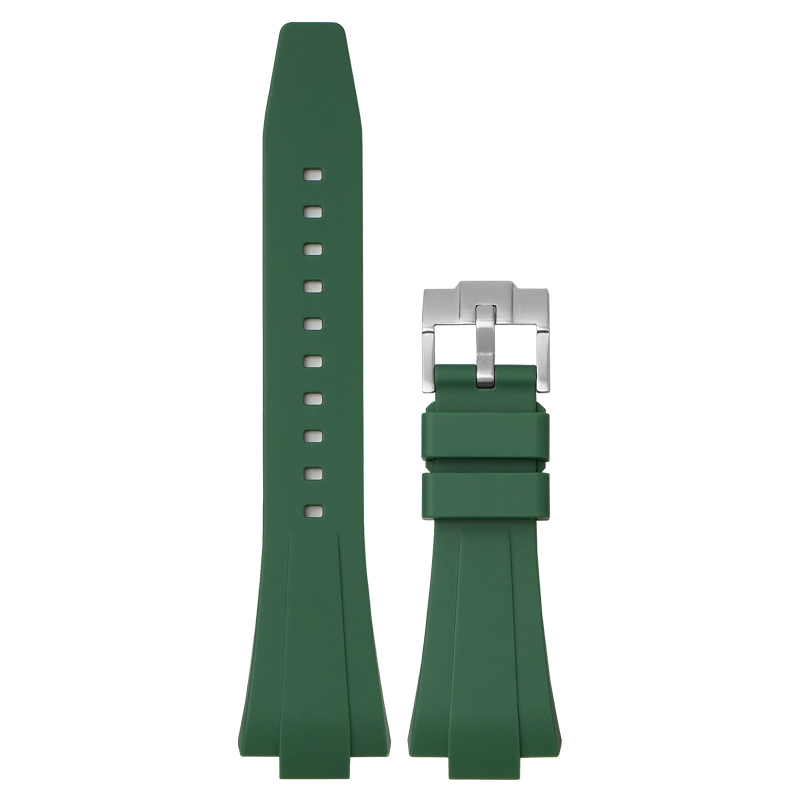 Boucle vert + argent