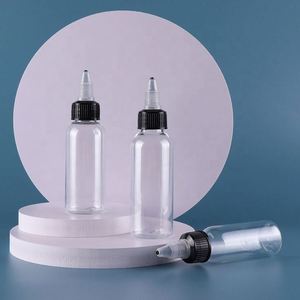 100ml 200ml Transparent Sharp-mouth Bottle <b>Plastic</b> Squeezable Needle Bottles Refillable Color Paste Dye Bottle - Product Image 2