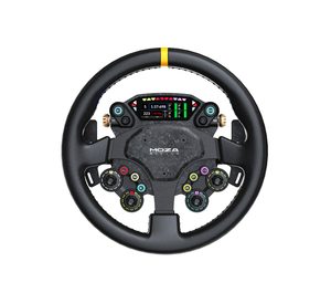 Volante MOZA <span class=keywords><strong>CS</strong></span> Pro per Simulatore di Corse con Cerchio Standard da 325 mm, Display Personalizzabile ad Alta Definizione - Product Image 1
