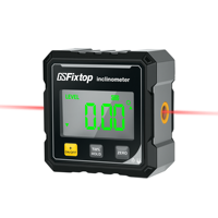Inclinomètre numérique GSFixtop Pro avec écran rétroéclairé, auto-nivelant électronique pour la mesure d'angle et de pente, travaux de nivellement