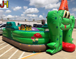 Château gonflable pour enfants en forme de <span class=keywords><strong>grenouille</strong></span>, en PVC, pour les sports de plein air - Product Image 3