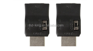 Băng tần kép 30-60KHz hồng ngoại Extender Emitter <span class=keywords><strong>Receiver</strong></span> Kit IR từ xa cho HDMI <span class=keywords><strong>Transmitter</strong></span> Cáp ẩn từ xa hệ thống nhựa - Product Image 2