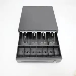 Fabrication caisse enregistreuse pos en acier personnalisé noir petit tiroir-caisse ecr CD408