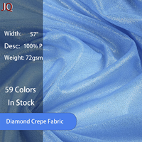 Tissu en mousseline de soie diamantée fluorescente transparente à petits pois imprimés à la feuille pour robe de soirée, robe de mariée, Hanfu, décoration et performance