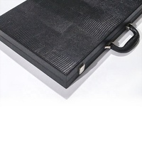 21-Zoll Backgammon-Set Schwarzes Brett und Spielfläche Weiße und Schwarze Punkte