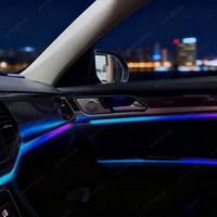 Pour Volkswagen Teramont : Amélioration de l'éclairage d'ambiance LED, contrôle multifonction, éclairage intérieur automobile coloré, symphonie LED