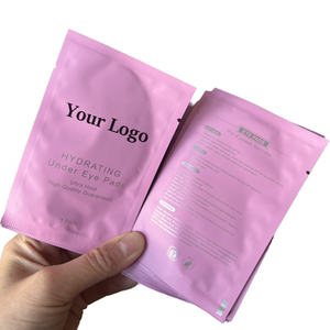 カスタム再利用可能コットンシートハーブ栄養まつげエクステンションパッド白ピンクアイパッチ（まつげエクステンション用） - Product Image 2