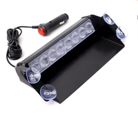 Nouvelle lumière stroboscopique de pare-brise avec 3 modes clignotants voyants d'avertissement de voiture pour la plupart des voitures