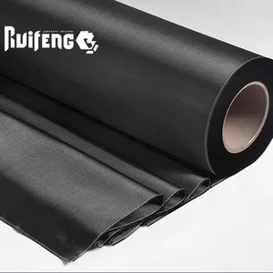 Fabricantes de vendas diretas de baixo custo de alta qualidade Carbon Fiber Cloth Twill 3k Carbon Fiber Fabric Plain Black Woven Ruifeng