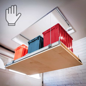 ชุดยกห้องใต้หลังคา | ลิฟต์ใต้หลังคาไฟฟ้าและแบบแมนนวลเพื่อง่ายต่อการจัดเก็บในที่ค่าใช้จ่าย - Product Image 1