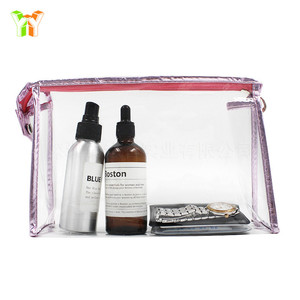 Suministro directo de fábrica: Bolsa de aseo transparente de PVC, bolsa de almacenamiento de cosméticos, bolsa de aseo de viaje impermeable de gran capacidad - Product Image 2