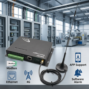 เครื่องบันทึกข้อมูลเครือข่าย 4G แบบไร้สายสำหรับอุตสาหกรรม พร้อมฟังก์ชันนับการเต้นของเครื่องแบบสมาร์ท รองรับ Modbus  ควบคุมผ่านแอปพลิเคชัน และมีระบบแจ้งเตือนผ่านซอฟต์แวร์ - Product Image 1