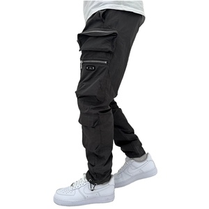 Pantalones Casuales de Corte Ajustado para Hombre, Personalizables, Tejidos, con Tela Elástica de Nailon y Spandex - Product Image 6
