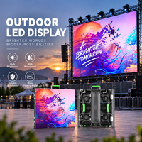 Écran LED vidéo mural P2 604 IP65 à louer avec boîtier en aluminium moulé sous pression et fixation rapide pour les magasins de détail et les centres commerciaux