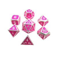 Dés en acrylique polyédrique 16/18/20/25/30mm personnalisés pour RPG du MDN pour jeux de société de Table MTG, y compris pochette carrée/ronde