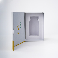 Boîte d'emballage personnalisée pour compléments alimentaires avec fermeture magnétique et insert