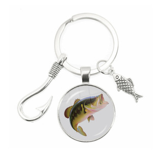Porte-clés minimaliste pour les amateurs de pêche, accessoires tendance, porte-clés de pêche pour homme - Product Image 3