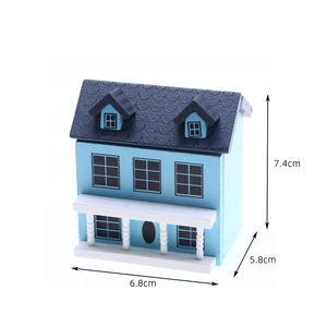 1:12 <span class=keywords><strong>casa</strong></span> delle bambole in miniatura in legno piccola <span class=keywords><strong>casa</strong></span> modello Villa carina decorazioni soggiorno - Product Image 5