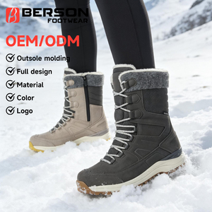 Zapatos de Invierno para Mujer, Impermeables, de Nubuck y Malla, Acolchados, para Clima Frío, Viajes, Senderismo en la Nieve, Venta al Por Mayor en China - Product Image 1