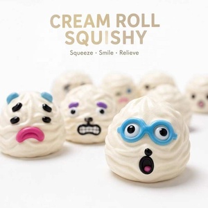 Boîte mystère Kawaii Butter Squishy : Jouet à rebond rapide, finition soyeuse effet crème tourbillonnante, décompression sensorielle, anti-stress pour enfants - Product Image 4