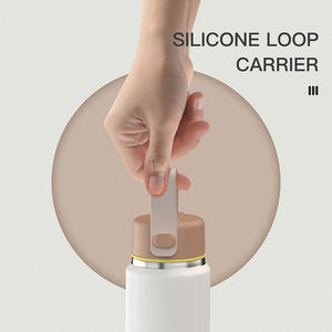 Hong Ling respetuoso con el medio ambiente 6oz 9oz 12oz 16oz botella de agua de bolsillo para niños botella de agua de boca ancha de acero inoxidable de grado alimenticio - Product Image 5