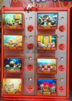 WANGERBAO Nouvelle machine WAWU Max à quatre niveaux avec vitrines 3D, distributeur de capsules Gacha à monnayeur