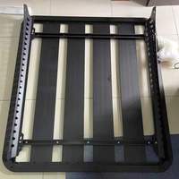 Porte-bagages de toit en alliage d'aluminium 4x4 tout-terrain pour Toyota Land Cruiser série LC (LC100-LC300) 4Runner, noir, adaptable, capacité 100 kg