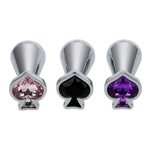 Caja Personalizada Gratis - Tapón Anal de Metal con Forma de Espadas y Diamantes, Masajeador de Próstata, Dilatador Anal, Juegos para Adultos, <span class=keywords><strong>Parejas</strong></span>, Erótico - Product Image 5