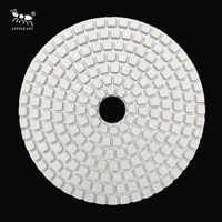 LITTLE ANT Disques de polissage diamantés robustes pour usage humide et sec, disques de fraisage pour la rénovation de pierres reconstituées en quartz, Diamant Polierpad