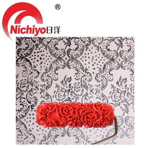ลูกกลิ้งเพ้นท์ลายไม้สำหรับทาสีผนังแบบ DIY - Product Image 1