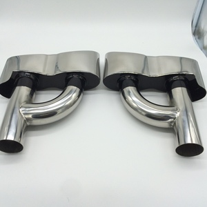 Tuyau d'échappement en acier inoxydable 304, finition polie miroir, épaisseur 1,5 mm, pour <span class=keywords><strong>Mercedes</strong></span> Benz - Product Image 5