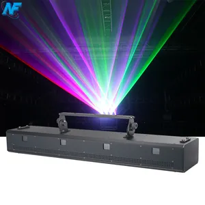 Luzes de laser de animação de cor completa, 4*6w 24w rgb