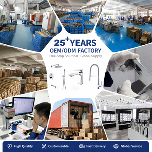 Robinet de cuisine noir à montage <span class=keywords><strong>sur</strong></span> plan avec pulvérisateur rotatif à 360 degrés pour évier de cuisine - Product Image 6