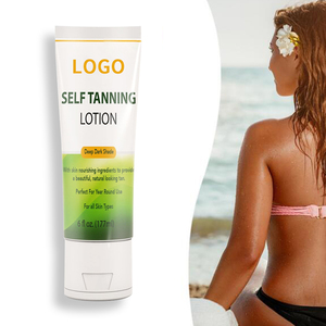 Crema Bronceadora Corporal Vegana Orgánica Australiana Sin Parabenos, Oscurece la Piel, Hidrata y Contiene Aloe Vera, <span class=keywords><strong>Aceite</strong></span> de Coco y Sandía - Product Image 3