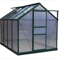 Serre en verre pour plantes de jardin, serre commerciale en verre pour l'extérieur, jardin, fabriquée en Chine