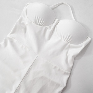 Viviblook D24JP594 sin espalda mameluco sin mangas mono 2025 nuevo sin tirantes ajustado Sexy mono de una pieza Bodycon mujeres - Product Image 6