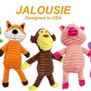 Venta al por mayor de juguetes de peluche ecológicos surtido valor paquete cachorro mascota Mutt Squeak juguete para perros medianos y grandes - Product Image 3
