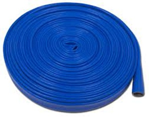 Manchon en fibre de verre résistant au feu en caoutchouc silicone rouge pour tuyau hydraulique - Haute température jusqu'à 550°C - Vente directe usine - Product Image 2
