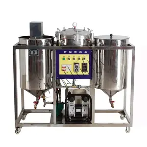Commercial Degumming Bleaching And Dephosphorization Of Crude Oil Filter Machine Stainless Steel Cotton Seed Oil Refinery