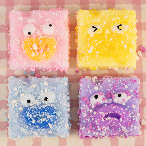 Nuevo Juguete Antiestrés de TPR en Forma de Cubo de Queso de 6 cm, Color Personalizado, Juguete para Aliviar el Estrés y la Ansiedad para Niños y Adultos - Product Image 3